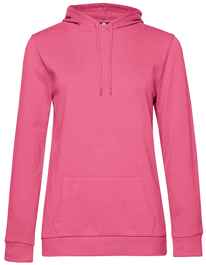 Women´s #Hoodie Sweat zum Besticken und Bedrucken in der Farbe Pink Fizz mit Ihren Logo, Schriftzug oder Motiv.