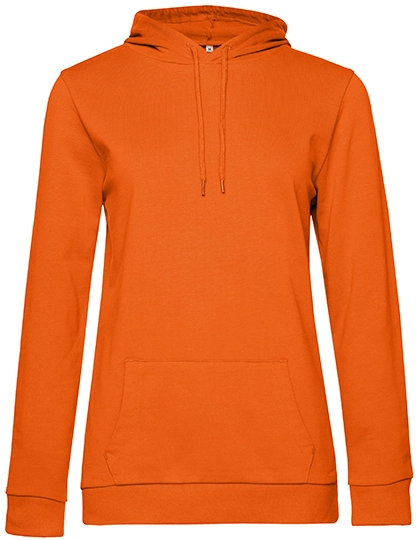 Women´s #Hoodie Sweat zum Besticken und Bedrucken in der Farbe Pure Orange mit Ihren Logo, Schriftzug oder Motiv.