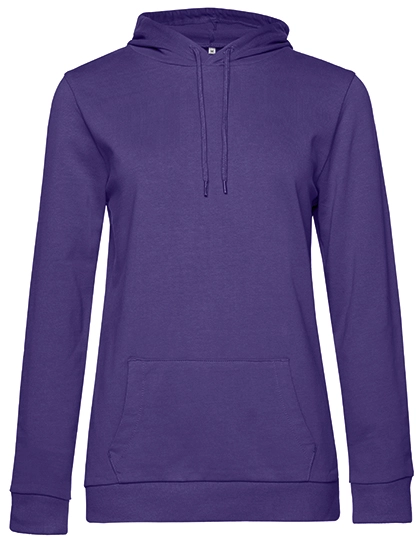 Women´s #Hoodie Sweat zum Besticken und Bedrucken in der Farbe Radiant Purple mit Ihren Logo, Schriftzug oder Motiv.