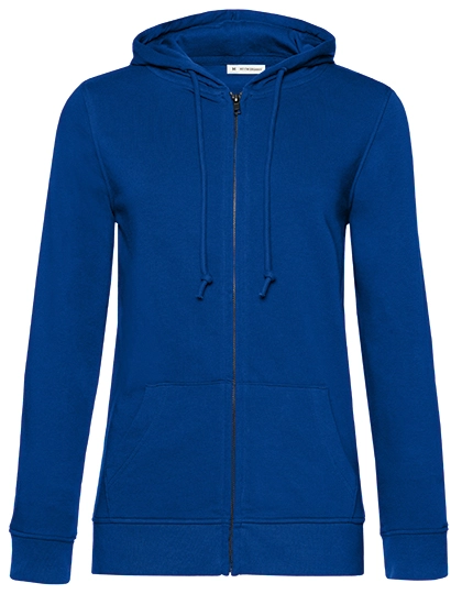 Inspire Zipped Hood Jacket /Women_° zum Besticken und Bedrucken in der Farbe Royal mit Ihren Logo, Schriftzug oder Motiv.