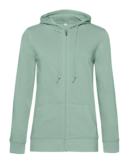 Inspire Zipped Hood Jacket /Women_° zum Besticken und Bedrucken in der Farbe Sage mit Ihren Logo, Schriftzug oder Motiv.