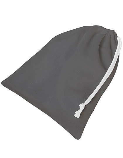 Gift Bag Canvas zum Besticken und Bedrucken in der Farbe Anthracite Grey (Grey) mit Ihren Logo, Schriftzug oder Motiv.