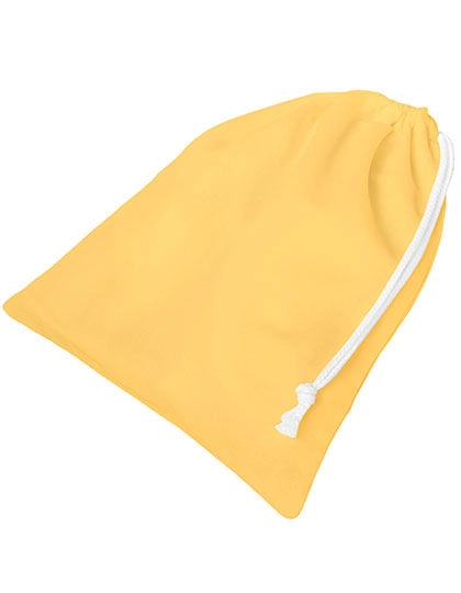Gift Bag Canvas zum Besticken und Bedrucken in der Farbe Brilliant Yellow (Yellow) mit Ihren Logo, Schriftzug oder Motiv.