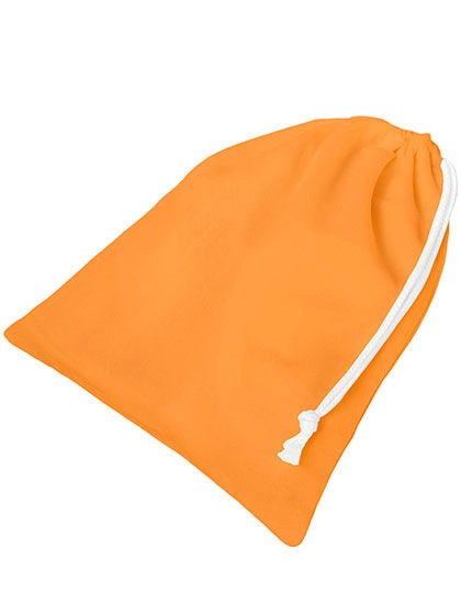 Gift Bag Canvas zum Besticken und Bedrucken in der Farbe Sunny Orange (Orange) mit Ihren Logo, Schriftzug oder Motiv.