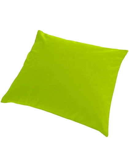 Cushion Cover Canvas With Zip 50 x 50 cm zum Besticken und Bedrucken in der Farbe Lime mit Ihren Logo, Schriftzug oder Motiv.