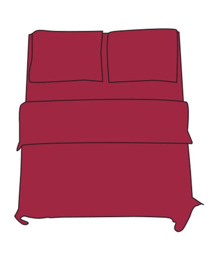 Pillow Case - 80 x 80 cm zum Besticken und Bedrucken in der Farbe Jester Red mit Ihren Logo, Schriftzug oder Motiv.