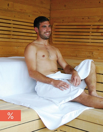 Quick-Dry Sauna Kilt / Men zum Besticken und Bedrucken mit Ihren Logo, Schriftzug oder Motiv.