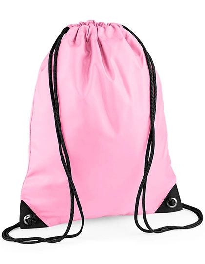 Premium Gymsac zum Besticken und Bedrucken in der Farbe Classic Pink mit Ihren Logo, Schriftzug oder Motiv.
