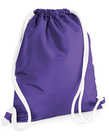 Icon Gymsac zum Besticken und Bedrucken in der Farbe Purple mit Ihren Logo, Schriftzug oder Motiv.