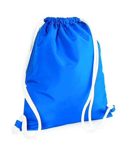 Icon Gymsac zum Besticken und Bedrucken in der Farbe Sapphire Blue mit Ihren Logo, Schriftzug oder Motiv.