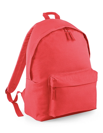 Original Fashion Backpack zum Besticken und Bedrucken in der Farbe Coral-Coral mit Ihren Logo, Schriftzug oder Motiv.