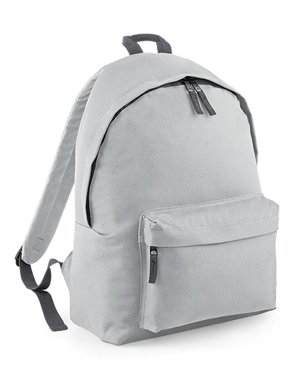 Original Fashion Backpack zum Besticken und Bedrucken in der Farbe Light Grey-Graphite Grey mit Ihren Logo, Schriftzug oder Motiv.