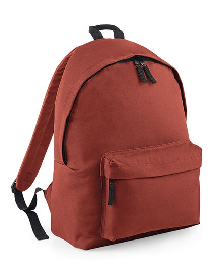 Original Fashion Backpack zum Besticken und Bedrucken in der Farbe Orange Rust mit Ihren Logo, Schriftzug oder Motiv.