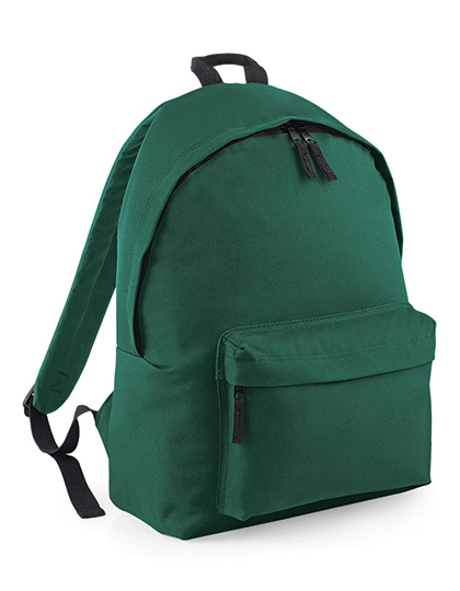 Junior Fashion Backpack zum Besticken und Bedrucken in der Farbe Bottle Green mit Ihren Logo, Schriftzug oder Motiv.