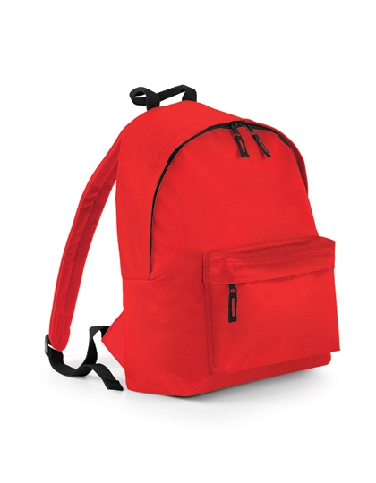Junior Fashion Backpack zum Besticken und Bedrucken in der Farbe Bright Red mit Ihren Logo, Schriftzug oder Motiv.