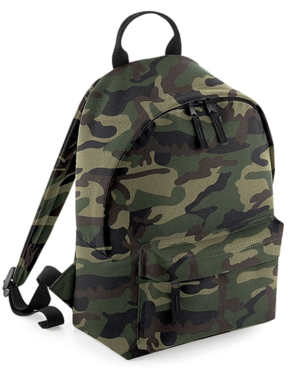Mini Fashion Backpack zum Besticken und Bedrucken in der Farbe Jungle Camo mit Ihren Logo, Schriftzug oder Motiv.