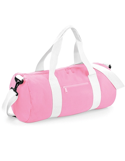 Original Barrel Bag zum Besticken und Bedrucken in der Farbe Classic Pink-White mit Ihren Logo, Schriftzug oder Motiv.