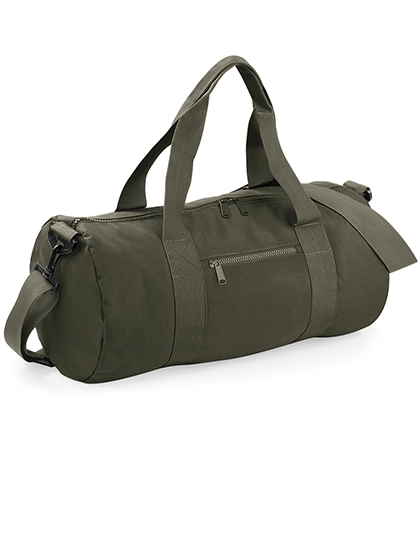 Original Barrel Bag zum Besticken und Bedrucken in der Farbe Military Green-Military Green mit Ihren Logo, Schriftzug oder Motiv.