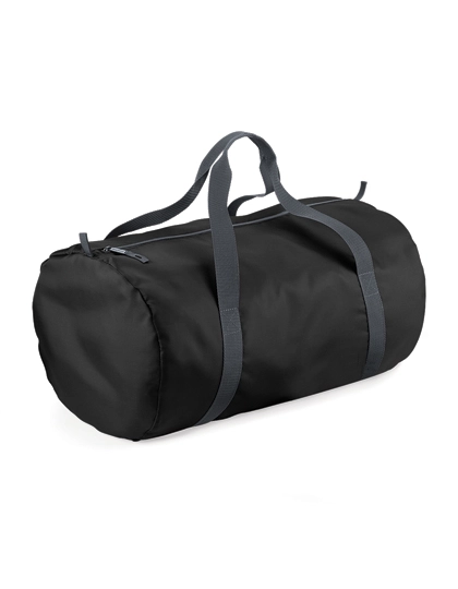 Packaway Barrel Bag zum Besticken und Bedrucken in der Farbe Black mit Ihren Logo, Schriftzug oder Motiv.