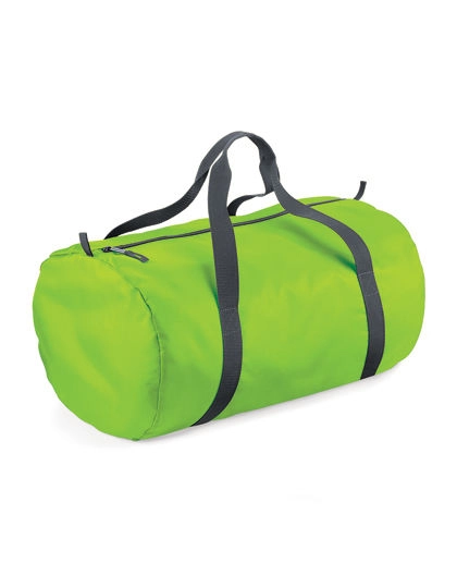 Packaway Barrel Bag zum Besticken und Bedrucken in der Farbe Lime Green mit Ihren Logo, Schriftzug oder Motiv.
