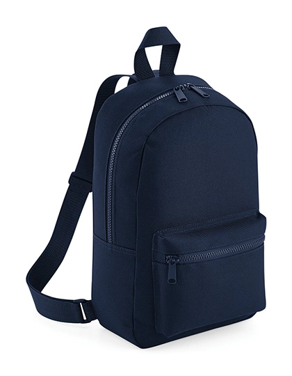 Mini Essential Fashion Backpack zum Besticken und Bedrucken in der Farbe French Navy mit Ihren Logo, Schriftzug oder Motiv.