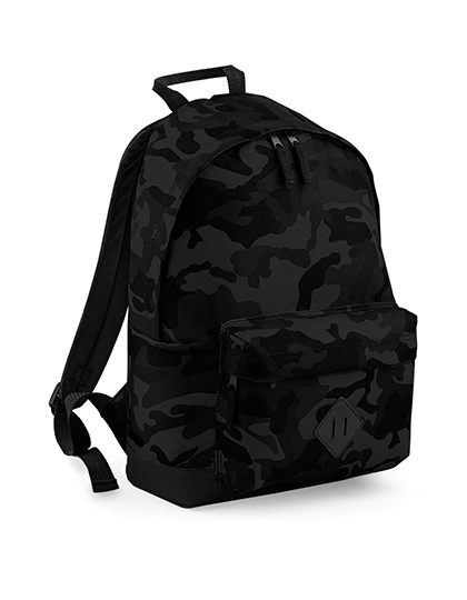 Camo Backpack zum Besticken und Bedrucken in der Farbe Midnight Camo mit Ihren Logo, Schriftzug oder Motiv.