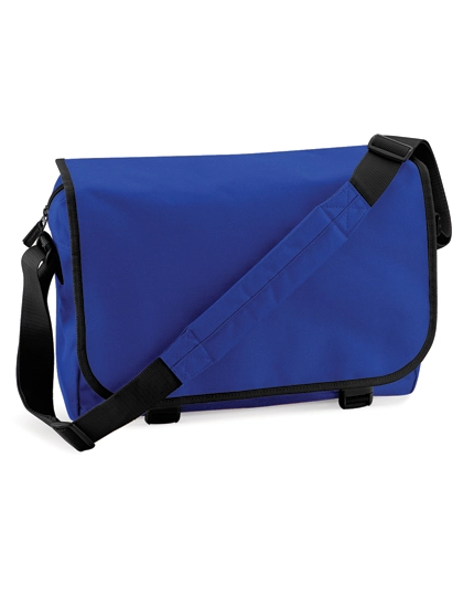 Messenger Bag zum Besticken und Bedrucken in der Farbe Bright Royal mit Ihren Logo, Schriftzug oder Motiv.