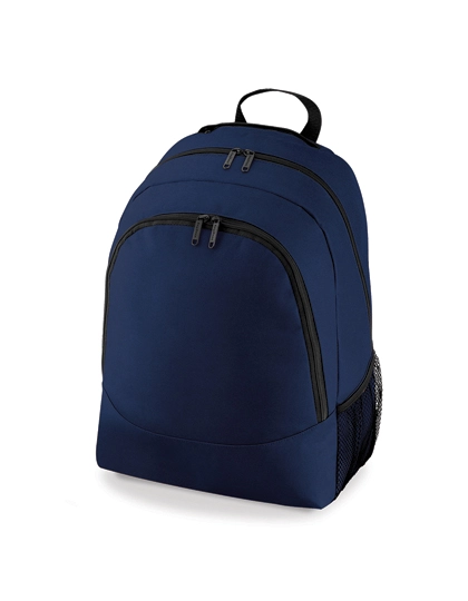 Universal Backpack zum Besticken und Bedrucken in der Farbe French Navy mit Ihren Logo, Schriftzug oder Motiv.