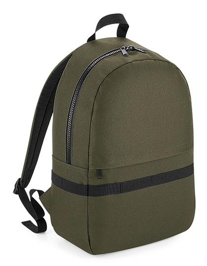 Modulr™ 20 Litre Backpack zum Besticken und Bedrucken in der Farbe Military Green mit Ihren Logo, Schriftzug oder Motiv.