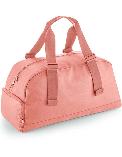 Recycled Essentials Holdall zum Besticken und Bedrucken in der Farbe Blush Pink mit Ihren Logo, Schriftzug oder Motiv.