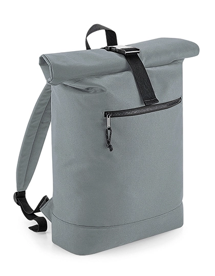 Recycled Roll-Top Backpack zum Besticken und Bedrucken mit Ihren Logo, Schriftzug oder Motiv.