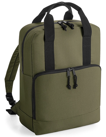 Recycled Twin Handle Cooler Backpack zum Besticken und Bedrucken mit Ihren Logo, Schriftzug oder Motiv.