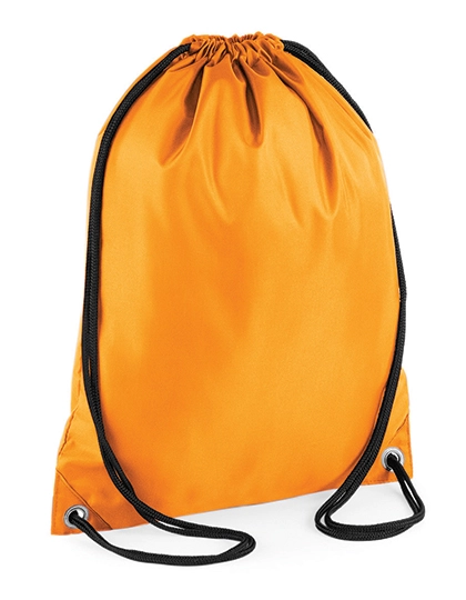 Budget Gymsac zum Besticken und Bedrucken in der Farbe Orange mit Ihren Logo, Schriftzug oder Motiv.