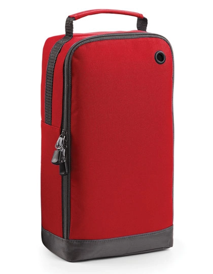 Athleisure Sports Shoe / Accessory Bag zum Besticken und Bedrucken in der Farbe Classic Red mit Ihren Logo, Schriftzug oder Motiv.