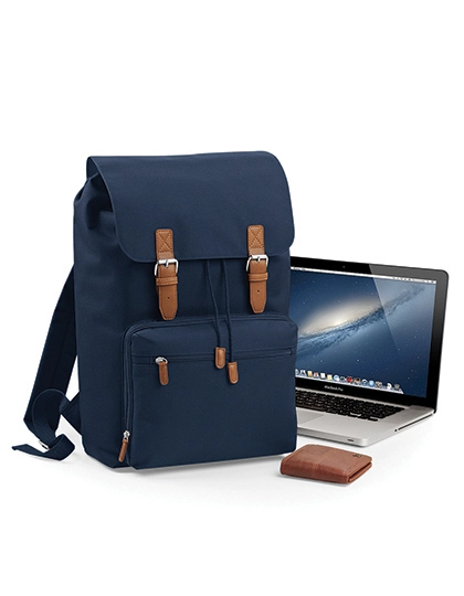 Vintage Laptop Backpack zum Besticken und Bedrucken mit Ihren Logo, Schriftzug oder Motiv.