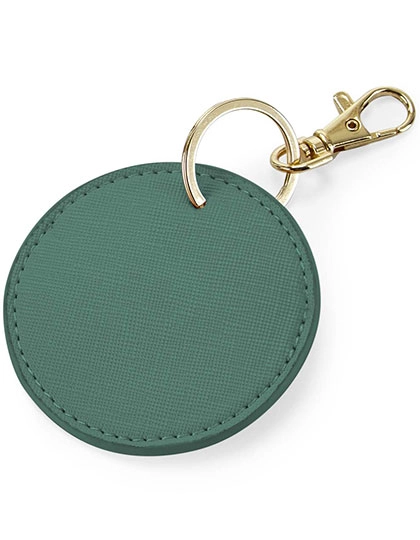 Boutique Circular Key Clip zum Besticken und Bedrucken in der Farbe Sage Green mit Ihren Logo, Schriftzug oder Motiv.