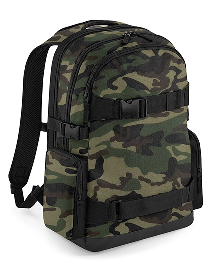 Old School Boardpack zum Besticken und Bedrucken in der Farbe Jungle Camo mit Ihren Logo, Schriftzug oder Motiv.