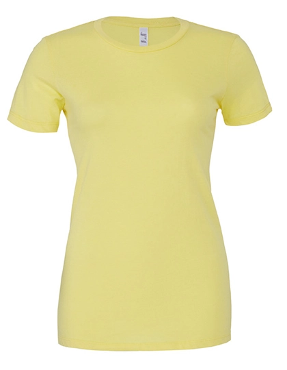 Women´s The Favorite T-Shirt zum Besticken und Bedrucken in der Farbe Yellow mit Ihren Logo, Schriftzug oder Motiv.