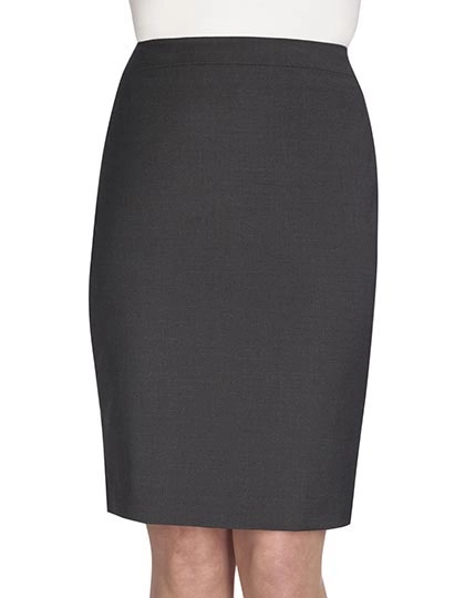 Sophisticated Collection Numana Straight Skirt zum Besticken und Bedrucken in der Farbe Charcoal mit Ihren Logo, Schriftzug oder Motiv.