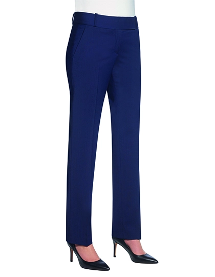 Sophisticated Collection Genoa Trouser zum Besticken und Bedrucken in der Farbe Mid Blue mit Ihren Logo, Schriftzug oder Motiv.
