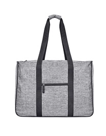 Shopping Bag - Fifth Avenue zum Besticken und Bedrucken in der Farbe Grey Melange mit Ihren Logo, Schriftzug oder Motiv.