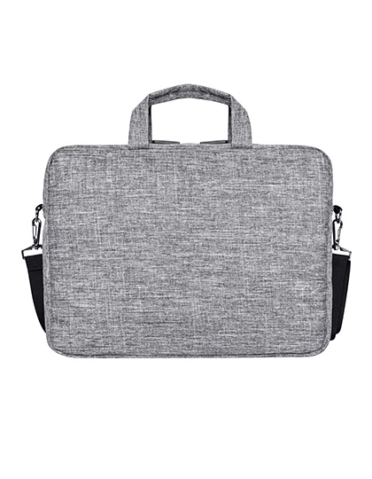 Laptop Bag - San Francisco zum Besticken und Bedrucken in der Farbe Grey Melange mit Ihren Logo, Schriftzug oder Motiv.