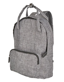 Daypack - Cleveland zum Besticken und Bedrucken in der Farbe Grey Melange mit Ihren Logo, Schriftzug oder Motiv.