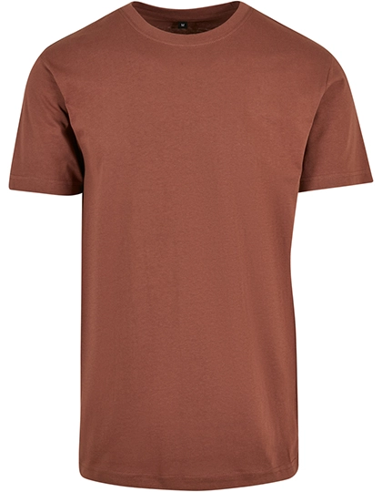 T-Shirt Round Neck zum Besticken und Bedrucken in der Farbe Bark mit Ihren Logo, Schriftzug oder Motiv.