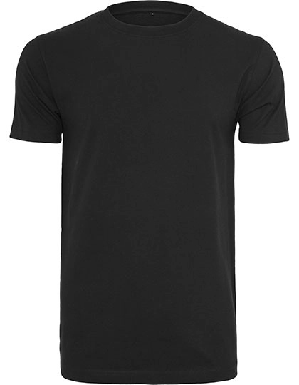 T-Shirt Round Neck zum Besticken und Bedrucken in der Farbe Black mit Ihren Logo, Schriftzug oder Motiv.