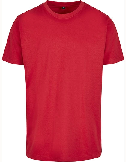 T-Shirt Round Neck zum Besticken und Bedrucken in der Farbe City Red mit Ihren Logo, Schriftzug oder Motiv.