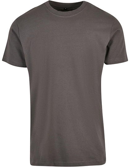T-Shirt Round Neck zum Besticken und Bedrucken in der Farbe Dark Shadow mit Ihren Logo, Schriftzug oder Motiv.