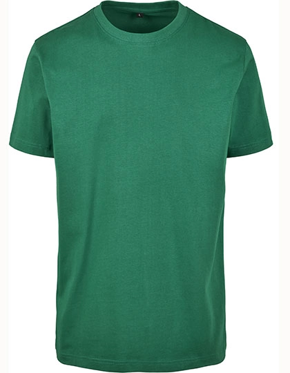 T-Shirt Round Neck zum Besticken und Bedrucken in der Farbe Forest Green mit Ihren Logo, Schriftzug oder Motiv.