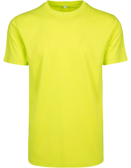 T-Shirt Round Neck zum Besticken und Bedrucken in der Farbe Frozen Yellow mit Ihren Logo, Schriftzug oder Motiv.