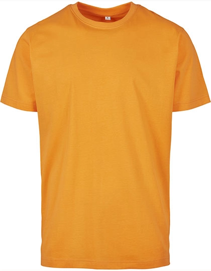 T-Shirt Round Neck zum Besticken und Bedrucken in der Farbe Paradise Orange mit Ihren Logo, Schriftzug oder Motiv.